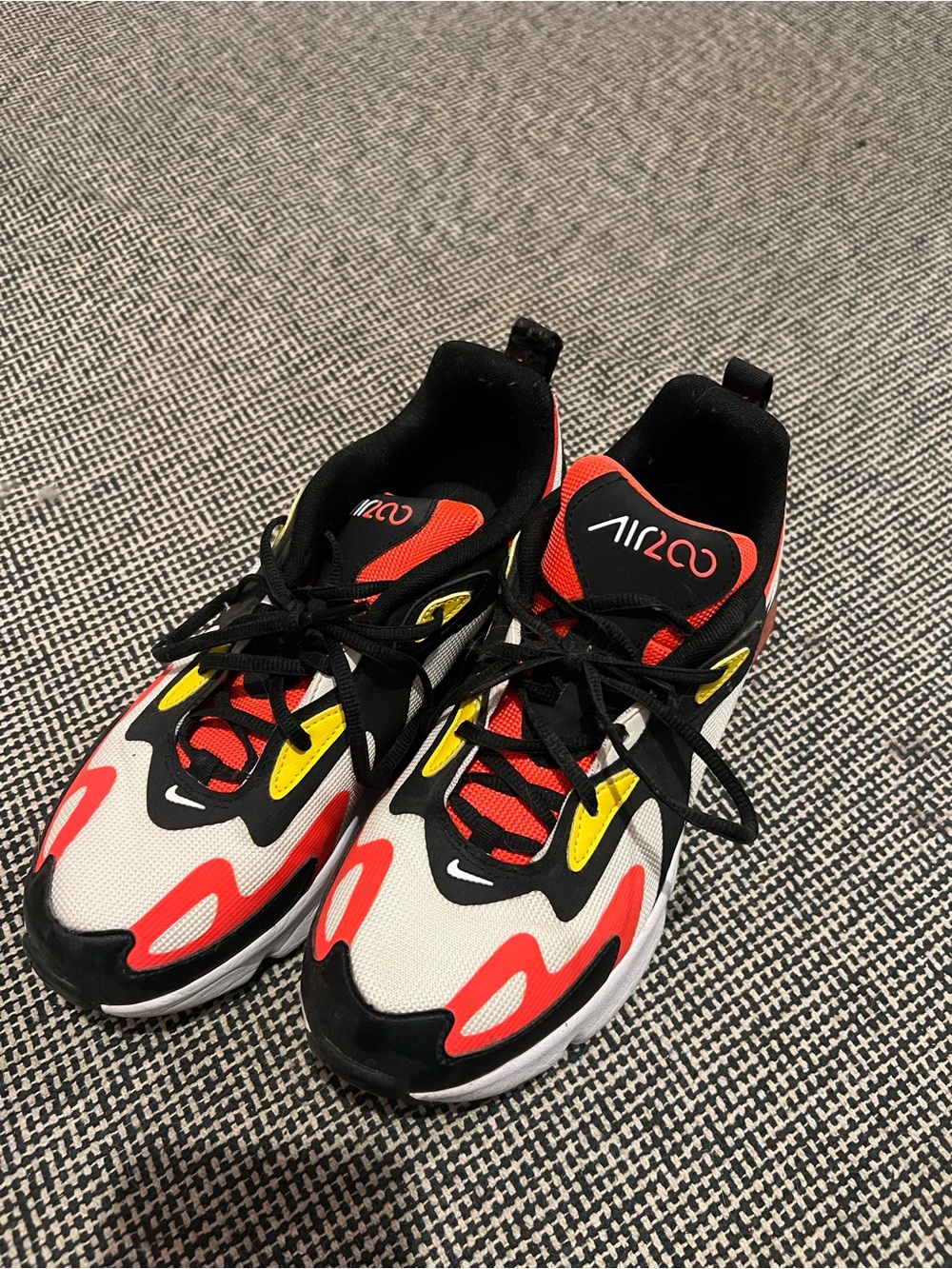 Nike Kids' Sneakers in White, Red, Yellow, Orange and Black